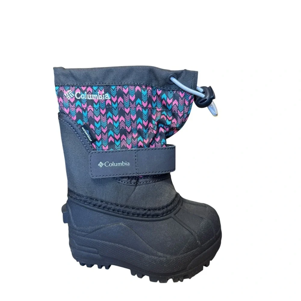 Columbia Powderbug‎ Plus II Winter Snow Boots Kids Size 1Y Youth No Box